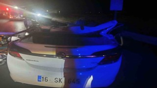 Bursada feci kazada polis ve ailesi hayatını kaybetti