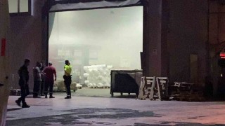 Bursada tekstil fabrikasında yangın