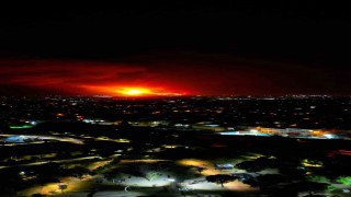 Bursadaki yangında, patlamalar havadan görüntülendi