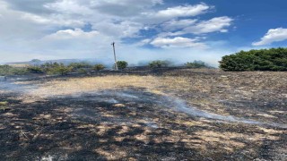 Cam kırığı yangına neden oldu