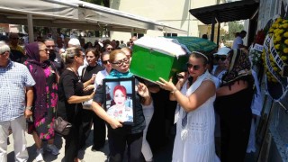 Çanakkalede evinde ölü bulunan Özbek kadın son yolculuğuna uğurlandı