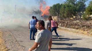 Çanakkaledeki orman yangını Naldöken köyüne sıçradı, bazı evler alevlere teslim oldu