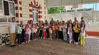 Çanda Fatih Camii Dernek Başkanı Tekneden Kuran Kursu öğrencilerine jest