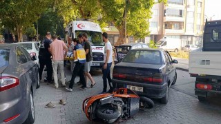 Çanda trafik kazası: 1 yaralı