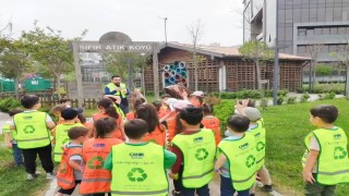 Canik Sıfır Atık Köyünde çocuklara uygulamalı eğitim