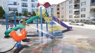 Canikte bakımlı ve temiz parklar