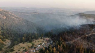 Çankırıdaki orman yangını kısmen kontrol altına alındı