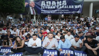 CHP Adana'dan Oturma Eylemi: "Adaleti Sağlayana Kadar Direnişe Devam"