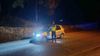 Çinede jandarma ekiplerinden gece yarısı Şok uygulama