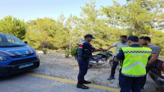 Çinede jandarmadan sulak ve ormanlık alanlara sıkı denetim