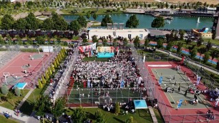 Çocuklar tatil keyfini şenlikte yaşadı