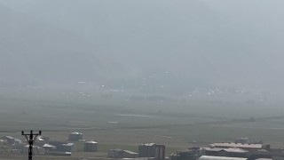 Çöl tozu Yüksekovada etkili oldu