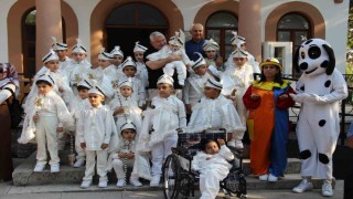 Çorumda toplu sünnet şöleni renkli görüntülere sahne oldu