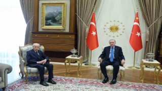 Cumhurbaşkanı Erdoğan, MHP Genel Başkanı Bahçeli ile görüştü