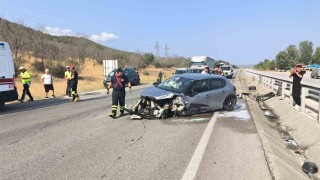 D100de otomobil kanala düştü: 3 yaralı