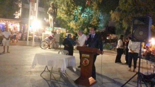 Datçada 15 Temmuz şehitleri anıldı