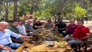 Datçada meclis üyeleri basın mensupları ile buluştu