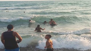 Denizde akıntıya kapılan 3 kız çocuğunun ölümle, yaşam arasındaki mücadele anları kamerada