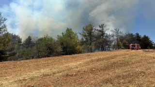 Denizlide saman basma makinasından başlayan yangın kısa sürede kontrol altına alındı