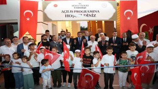 Depremde yıkılan Pırpır Köyü Cami yeniden inşa edilerek ibadete açıldı