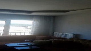 Depremdeki panik anlarını böyle kayda aldı