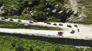 Derebaşı Virajlarında motosiklet turu gerçekleştirildi