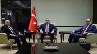 Dışişleri Bakanlığında 3lü zirve: Bakan Fidan, Bakan Güler ve MİT Başkanı Kalın bir araya geldi