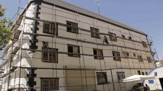 Diyarbakır annelerinin simgesi eski HDP il binasında tadilat başladı