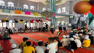 Diyarbakırda yaz Kuran kurslarında Filistene Destek programı