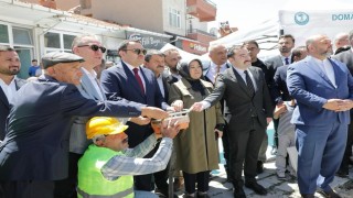 Domaniçte Sultan Alaaddin Camisinin temeli düzenlenen törenle atıldı