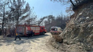 Dörtyolda uçurumdan düşen şahıs yaralandı