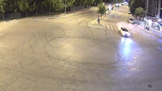 Drift yapan sürücü KGYS kameralarından kaçamadı