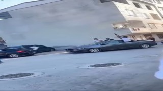 Düğünde uzun namlulu silahlarla tehlikeli kutlama