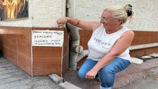 Dükkanının önüne astığı uyarı yazısı ile istediği sonucu aldı