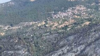 Dursunbey yangınında soğutma çalışmaları başladı