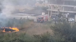 Düzcede iki farklı noktada çıkan anız yangını söndürüldü