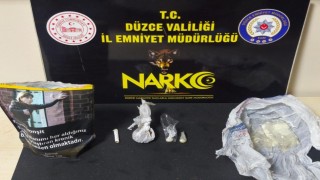 Düzcede uyuşturucu operasyonunda 1 kişi tutuklandı