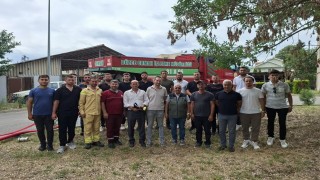 Düzcede yeni yangın işçileri ve operatörlere eğitim