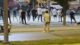 Edirnede tekmeli yumruklu kavga kamerada