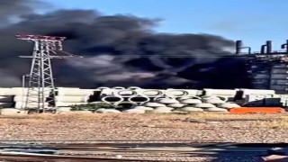 Elazığ OSBde korkutan yangın