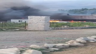 Elazığda ev yangını