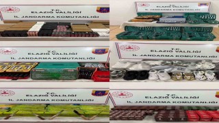 Elazığda gümrük kaçağı ürünler ele geçirildi