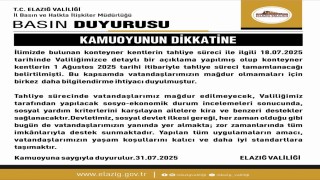 Elazığda konteyner kentler yarın tahliye ediliyor