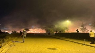 Elazığda otluk alanda yangın