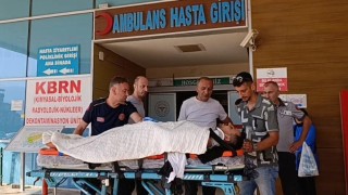 Elektrik direğinde çalışma yaparken akıma kapıldı