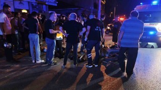 Elektrikli bisiklet ile motosiklet çarpıştı: 1 ağır yaralı