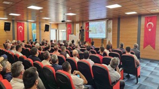 Emet ve Hisarcıkta orman ve ziraat yangınlarına karşı bilgilendirme eğitimi