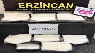 Erzincanda 6 kilo 300 gram metamfetamin ele geçirildi