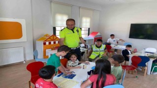 Erzincanda çocuklara trafik bilinci aşılandı