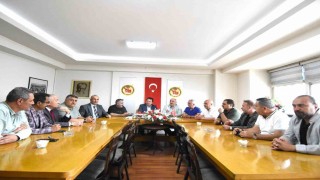 Erzurum Kent Konseyinden DAGC Başkanı Türkeze hayırlı olsun ziyareti